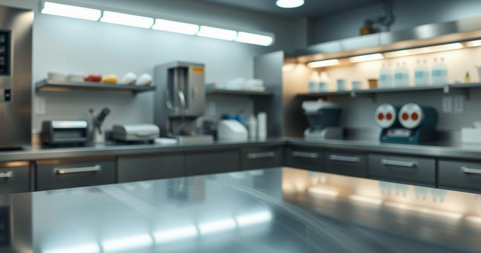 Bancada aço inox para laboratório ideal para segurança e eficiência