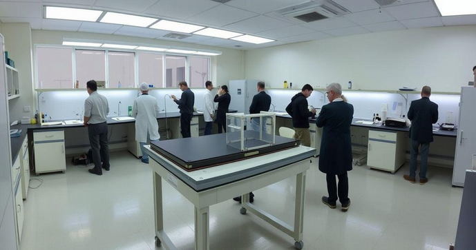 Mesa antivibratória para laboratório: como escolher a ideal para suas necessidades