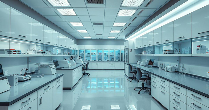 Móveis planejados para laboratório que otimizam espaço e funcionalidade Móveis planejados para laboratório que otimizam espaço e funcionalidade
