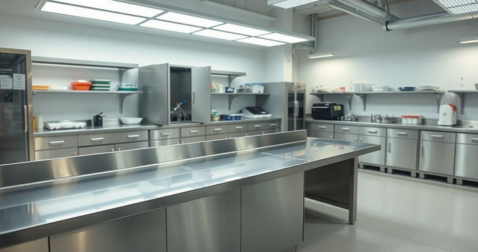 Bancada De Inox Para Laboratório: Higiene E Durabilidade