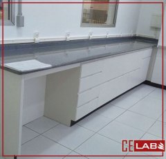 Mesa bancada para laboratorio